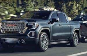 2021 GMC Sierra 1500 towing a boat