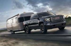 2019 GMC Sierra 1500 Limited towing a camper