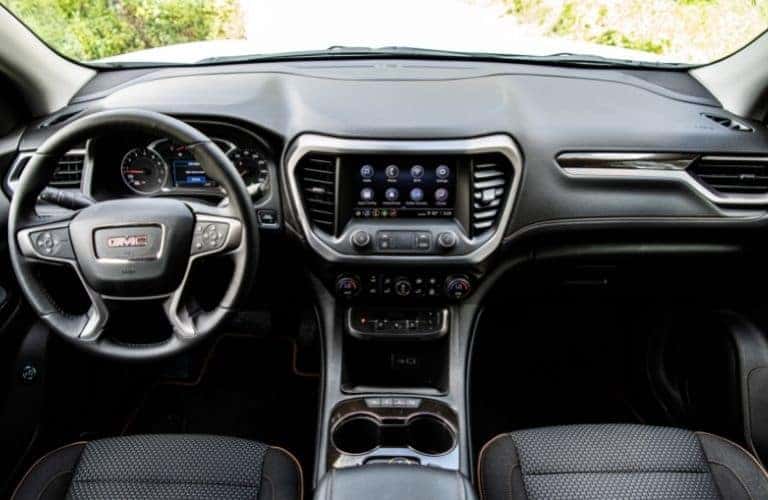 2020 GMC Acadia Front Interior and Dashboard