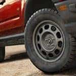 2022 Ford Bronco Sport wheel close up