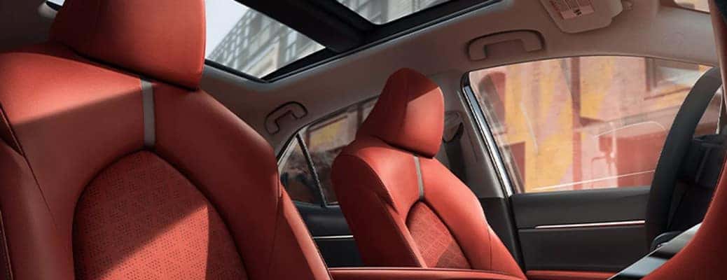 2022 Toyota Camry with a sunroof