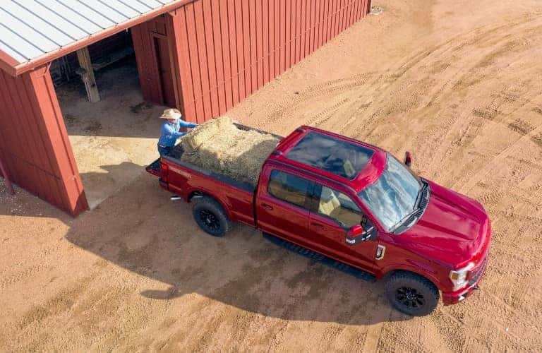 2022 Ford Super Duty truck overhead view