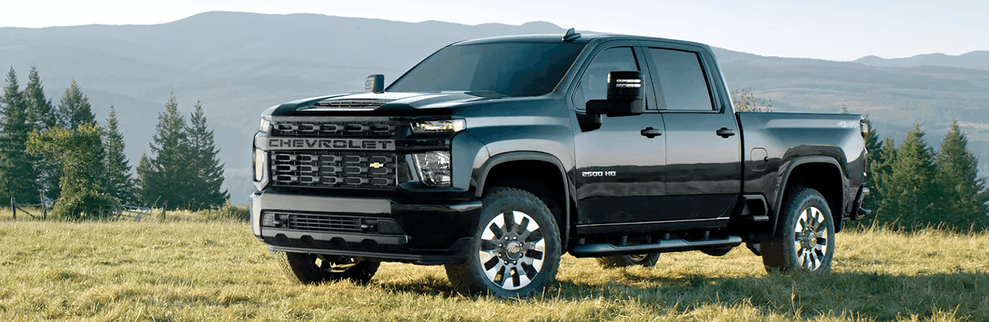 2023 Chevrolet Silverado HD in a field