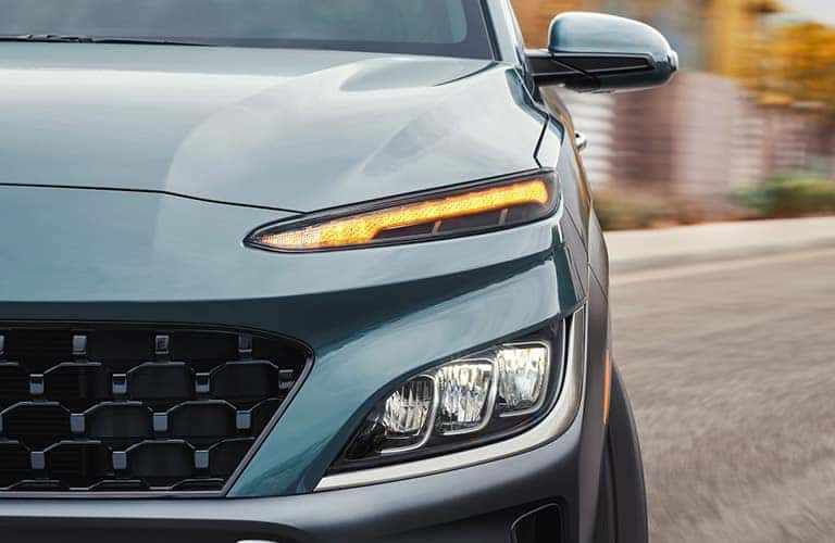 2022 Hyundai Kona front headlight
