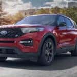 2023 Ford Explorer SUV on a road