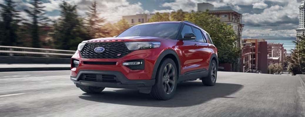 2023 Ford Explorer SUV on a road