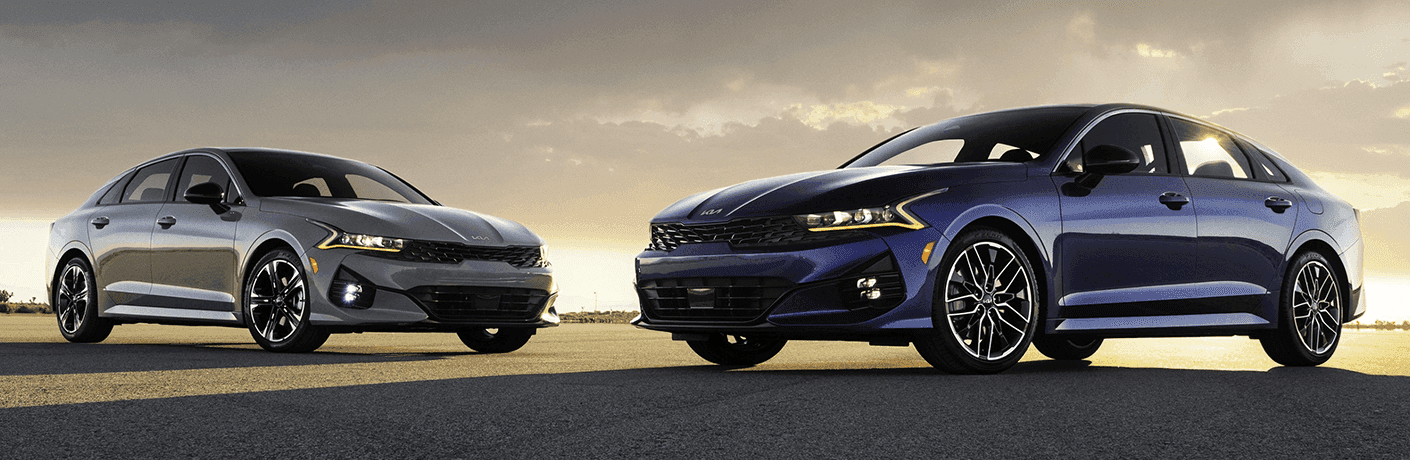 2023 Kia K5 models side by side
