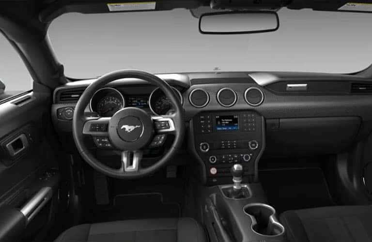 2022 Ford Mustang front seats and steering wheel