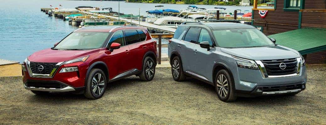 2022 Nissan Rogue models side by side