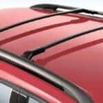 2023 Ford roof rails on a red Ford car
