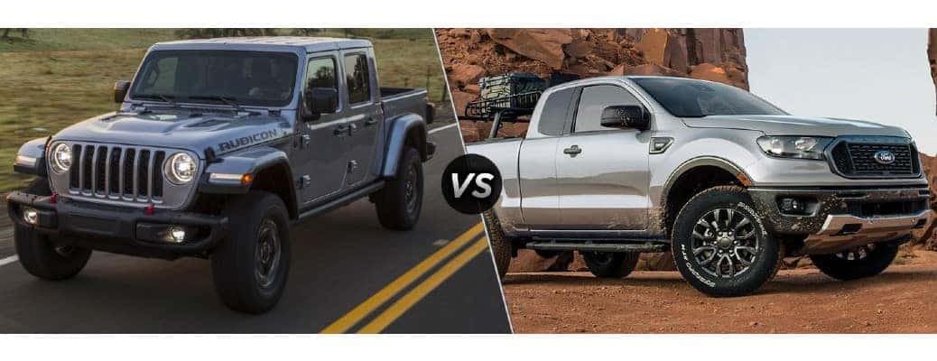 2020 Jeep Gladiator vs. 2020 Ford Ranger image