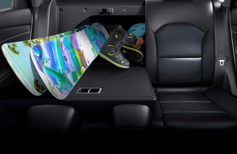 2020 Kia Forte seat folded down