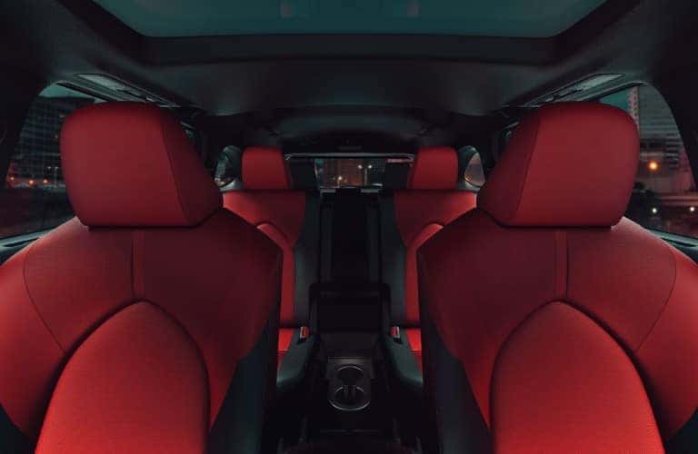 2021 Toyota Highlander red seating