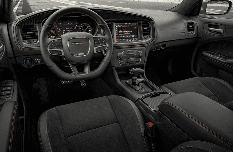 2023 Dodge Charger front seat and steering wheel