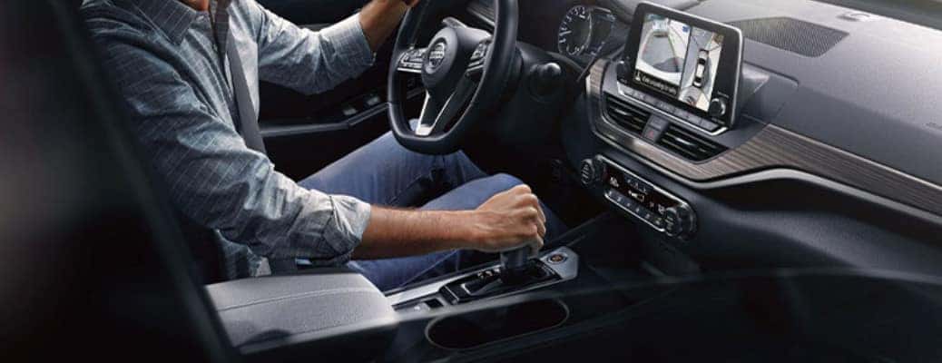 2021 Nissan Altima person using a gearshift