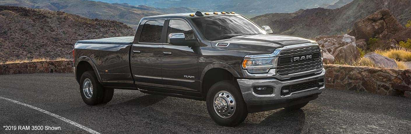 2020 Ram 3500 truck side view outdoors
