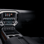 GMC Truck Interior of a 2018 Sierra 1500