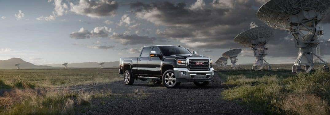 2019 GMC Sierra 2500 HD parked on wide open terrain