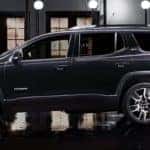 side profile of gray 2019 GMC Acadia