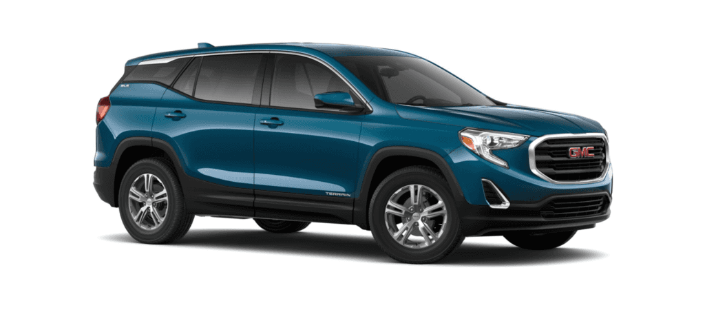 2020 GMC Terrain in Blue Emerald Metallic