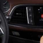 Buick Infotainment System Yelp Screen with Hand