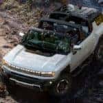 2024 GMC HUMMER EV SUV Exterior Driver Side Front Aerial