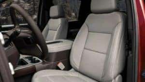 The front interior of a 2022 GMC HD