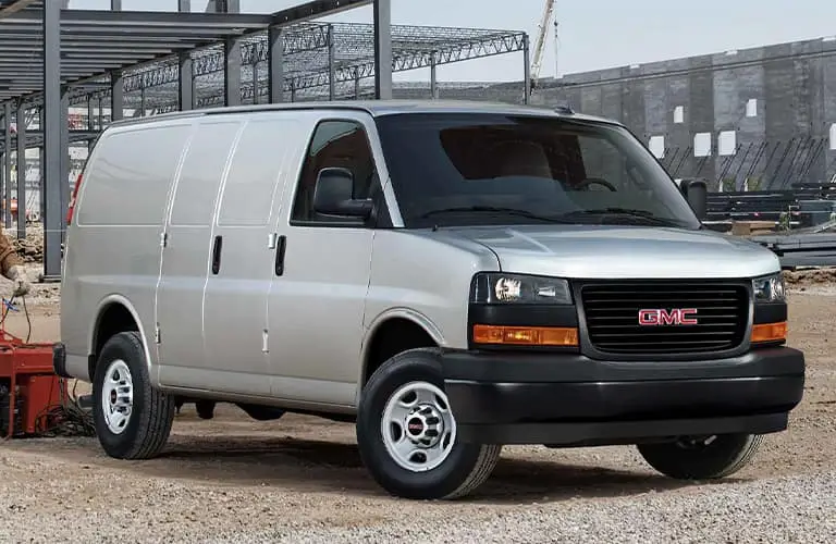 How much cargo space does the 2023 GMC Savana Cargo Van offer? | Carl ...