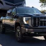 2024 GMC Sierra 2500 HD Denali towing a trailer