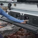 the GMC Sierra tailgate audio system