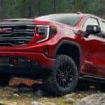 2023 GMC Sierra on an incline