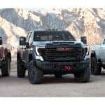 2024 GMC Sierra HD AT4X AEV Edition models in a row