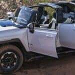 2023 GMC Hummer EV with doors open