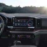 2023 GMC Sierra dashboard and windshield