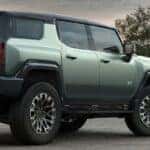 2023 GMC Hummer EV SUV rear and side view