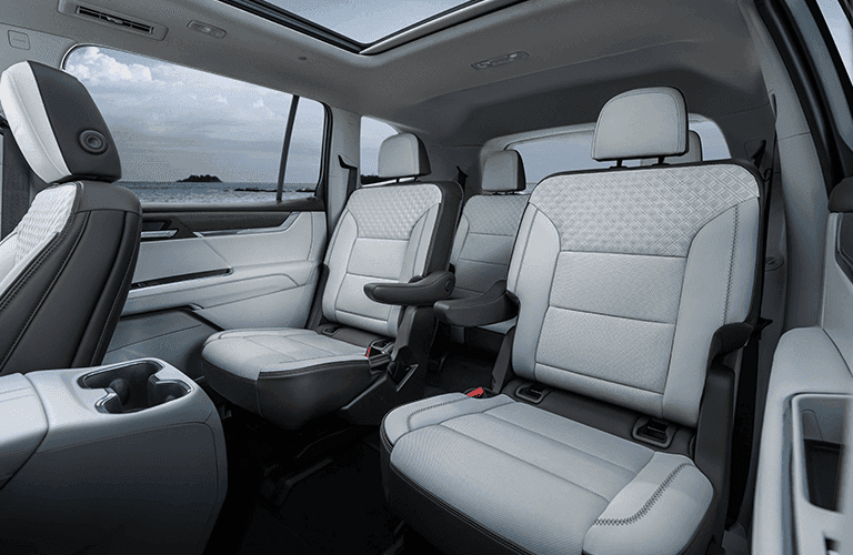 second row of seats in the 2024 GMC Acadia Denali