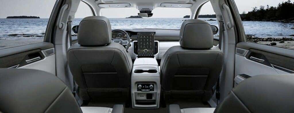 2024 GMC Acadia seats from behind