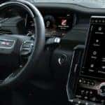 2024 GMC Acadia front seats and steering wheel