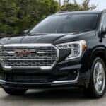 2024 GMC Terrain Denali on a rod front view