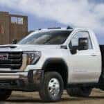 2024 GMC Sierra HD parked at a work site