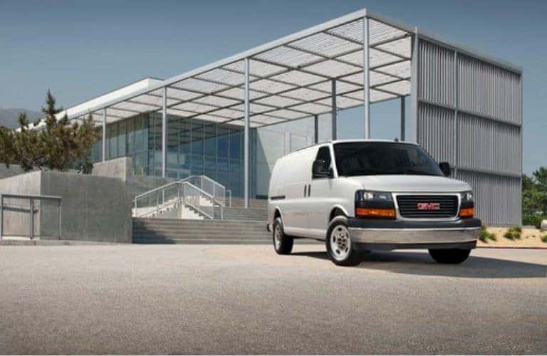 2024 GMC Savana Van front view parked