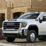 2024 GMC Sierra Chassis Cab at a work site