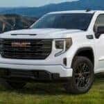 2024 GMC Sierra truck front and side view
