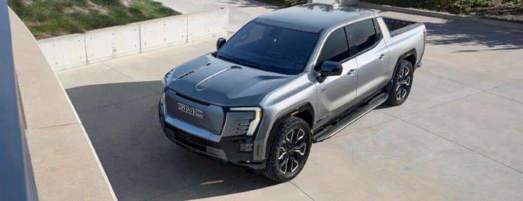GMC Sierra EV Denali overhead front view
