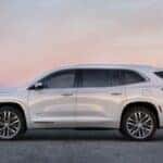 2025 Buick Enclave side view in white