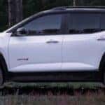 2025 GMC Terrain side view in white paint