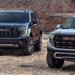 2025 GMC Yukon SUVs side by side