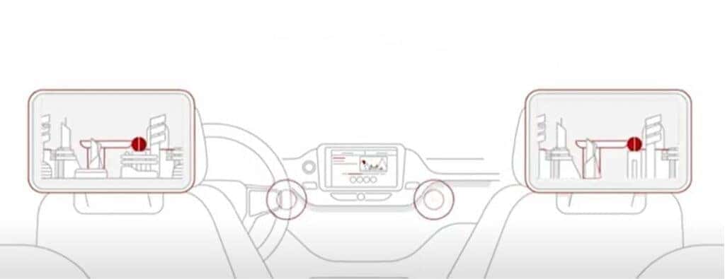 GMC Rear Seat Media System drawing