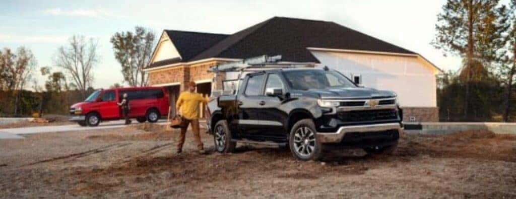 GMC ladder rack on a truck