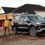 GMC ladder rack on a truck